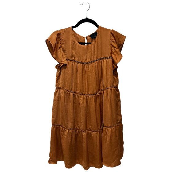 LUMIERE Women Brown Dress SMALL - Picture 2 of 5